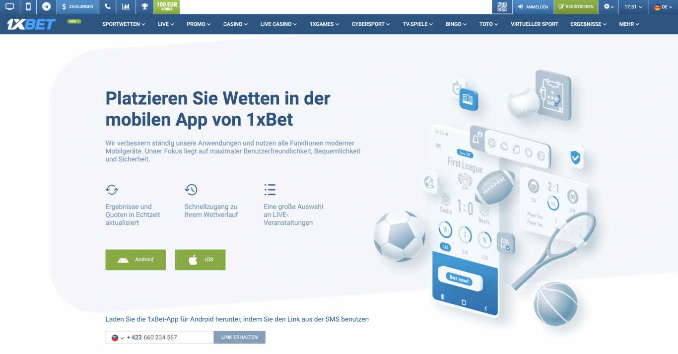 Wichtiges über 1xBet Mobile